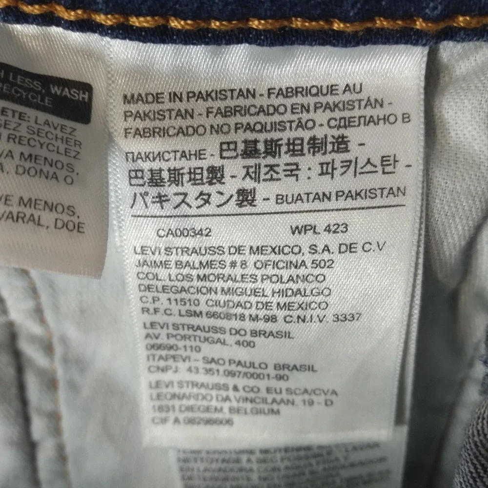 Levi's 514 jeans men's 40 x 32 regular fit straight Flex stretch denim pants